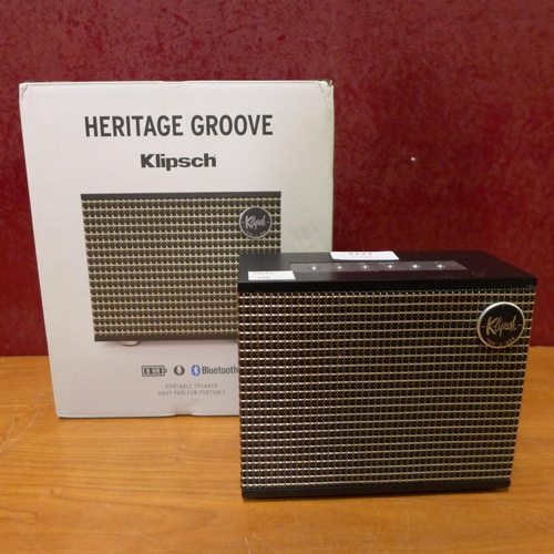 3127 - Klipsch Wireless Speaker Heritage Groove  (298-276) *This lot is subject to VAT