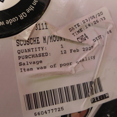 3130 - Scosche M/Mount Pro Chg4 - Model No Mpq4V3Ex2-Cp   (294-359)    * This lot is subject to vat