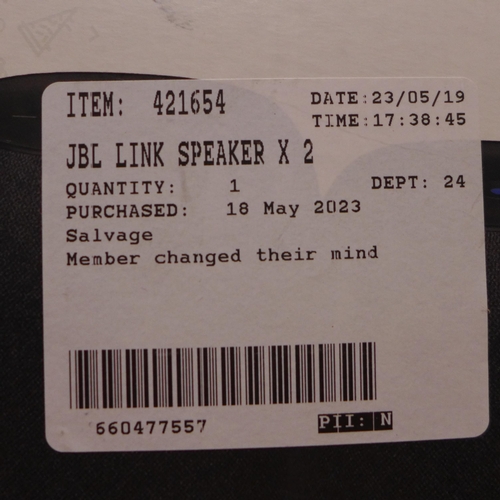 3135 - Jbl Link Speaker Link Portable Speaker X2        (294-335)    * This lot is subject to vat