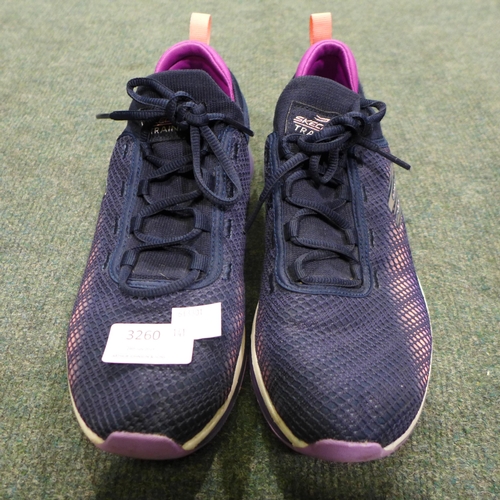 3260 - Pair of Women's Blue Ombre Skechers - UK Size: 5 * this lot is subject to VAT