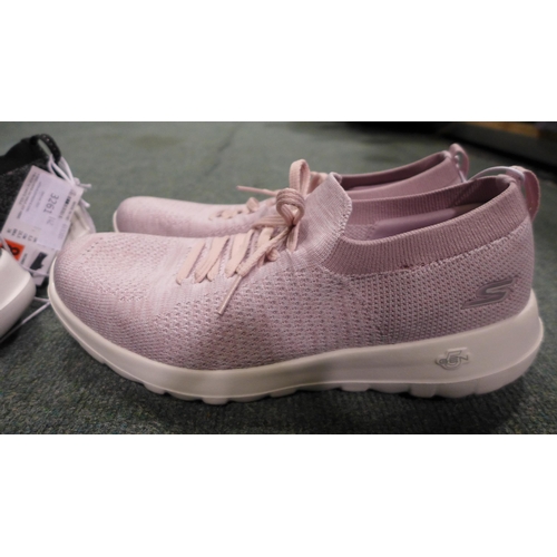 3261 - Two Pairs of Women's Skechers Black (5.5) & Pink (6) * this lot is subject to VAT