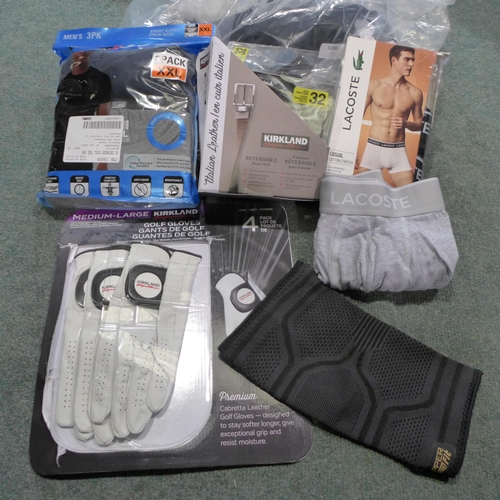 3286 - Quantity of Men's Underwear/Accessories, Incl: Lacoste, mix of sizes/styles/colours * this lot is su... 