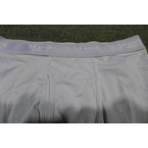 3288 - Quantity of Men's Pale Blue Ted Baker Boxers - Mix Size * this lot is subject to VAT