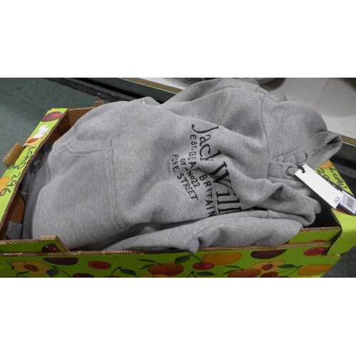 3292 - Quantity of Children's Grey Jack Wills Hoodies - Mix Size * this lot is subject to VAT