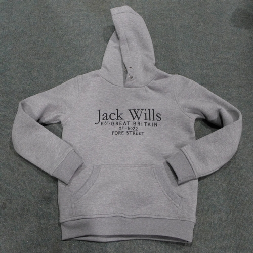 3292 - Quantity of Children's Grey Jack Wills Hoodies - Mix Size * this lot is subject to VAT