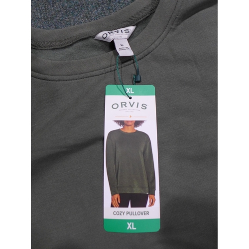 3294 - Quantity of Women's Orvis Green Pull-Over Sweaters (Mainly Size: XL) * this lot is subject to VAT