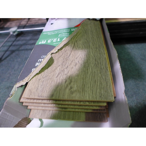 3421 - Oyster Vinyl Flooring and Laminate Hartford Oak Flooring  (298-274,275) *This lot is subject to VAT