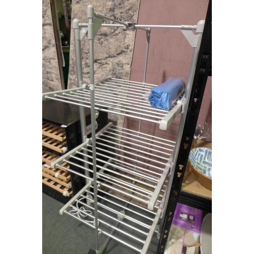 3430 - Vybra 3 Tier Electric Airer With Cover (Model: Vs001-36R)  (294-336)    * This lot is subject to vat