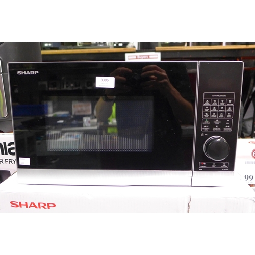 3306 - Sharp 25 Litre 900W Grill & Convection Microwave (Model: YC-PC254A) (298-801)  * This lot is subject... 