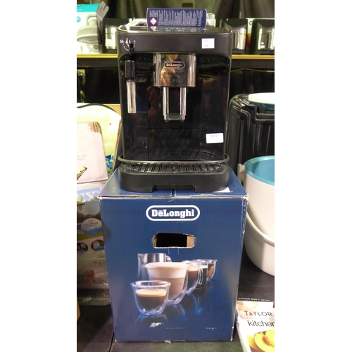 3317 - De'longhi Magnifica Evo Doppio+ Automatic Espresso Machine (Model: Ecam290.22.B) original RRP £284.9... 