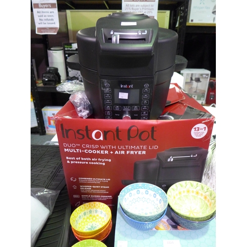 3323 - Instant Pot One Lid 6.2L , original RRP £159.99 + VAT (298-20) *This lot is subject to VAT