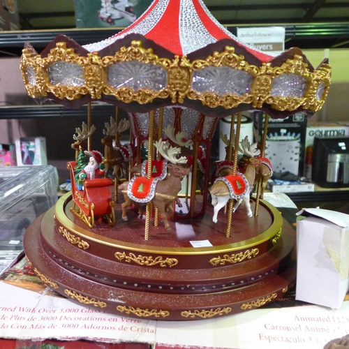 3331 - Animated Christmas Marquee Grand Carousel (40 cm) original RRP £169.99 + VAT (298-11) *This lot is s... 