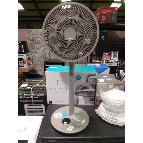 3339 - Duux Smart Pedestal Fan with Remote (Damaged) original RRP £99.99 + VAT (298-4) *This lot is subject... 