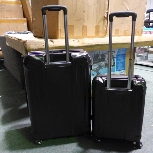 3360 - Samsonite Endure Black 2 Piece Hardside Luggage Set, original RRP £134.99 + VAT (298-804) *This lot ... 