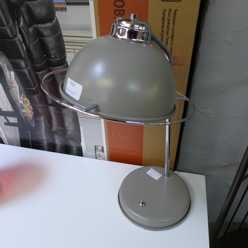 1414 - A Bauhaus grey table lamp