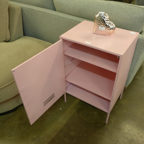 1456 - A pink industrial style cabinet