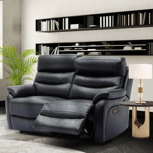 1385 - Fletcher 2.5 Seat Leather power Recliner, original RRP £1124.99 + VAT (4171-5) *This lot is subject ... 