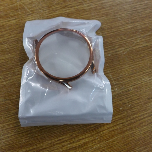 2130 - A quantity of 44mm copper coloured watch cases