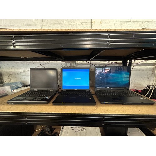 2162 - E-System, Dell and HP laptops - with two chargers a/f