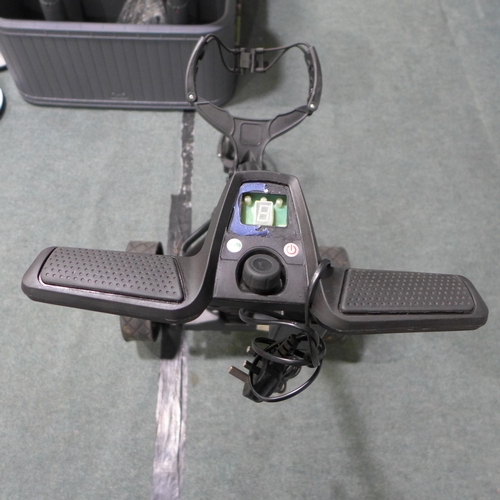 3134A - Ben Sayers Digital electric Golf Trolley with Battery & Charger (Damaged display panel)