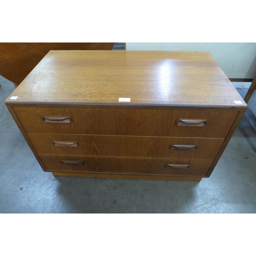 15 - A G-Plan Fresco teak chest of drawers