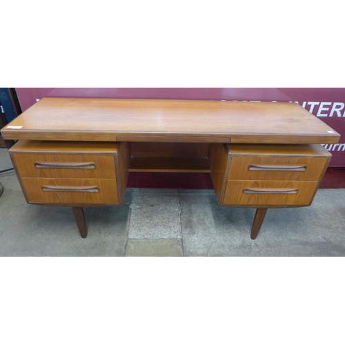 20 - A G Plan Fresco teak floating top desk