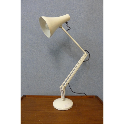 278 - A Herbert Terry & Sons Ltd. white metal anglepoise desk lamp