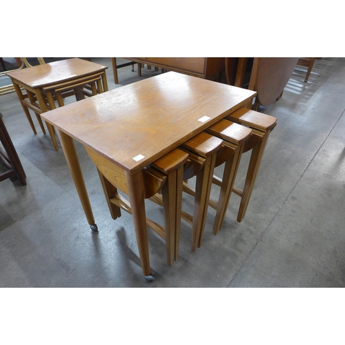 4 - A Poul Hundevad teak nest of tables