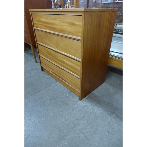 40 - A teak chest of drawers