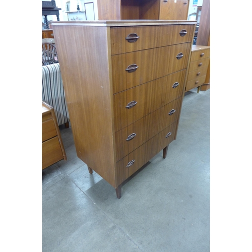 45 - An Elliotts of Newbury afromosia chest of drawers