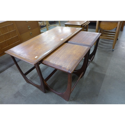 7 - A G-Plan Astro teak nest of tables