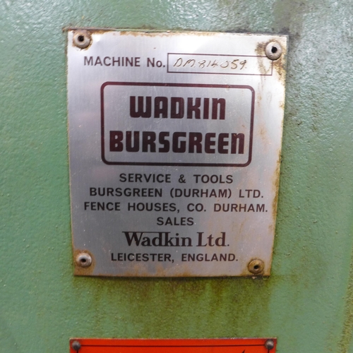 2003 - A Wadkin Bursgreen three phase mortiser, * this lot is subject to VAT