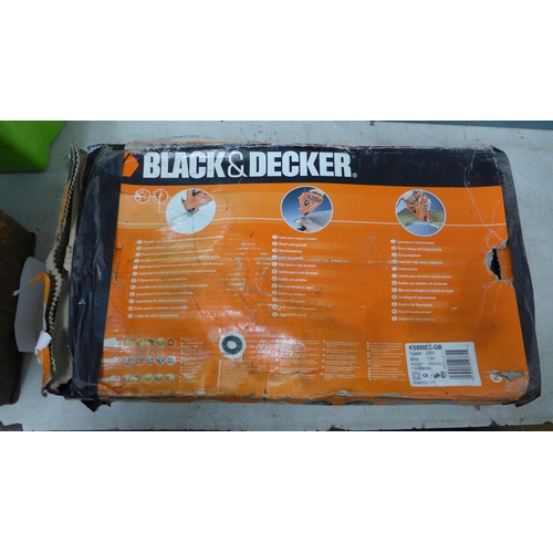 2023 - A Black & Decker 400w Scorpion Sabre saw (Model: KS890EC) - boxed