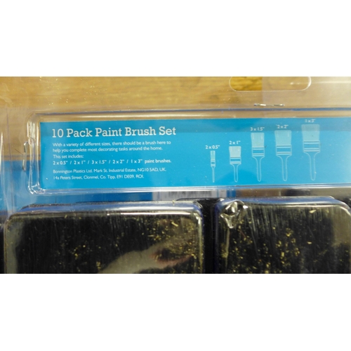 2038 - 5 Decorating paint brush sets