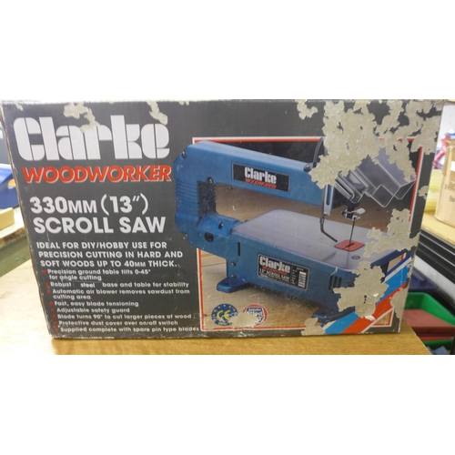 2078 - A Clarke Woodworker scroll saw