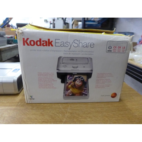 2084 - A Kodak Easy-Share photo printer and a Canon photo printer - used