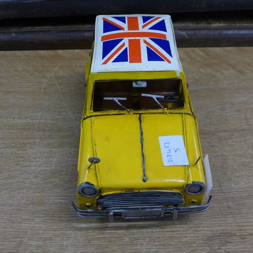 2141 - A tin plate Mini with Union Jack top