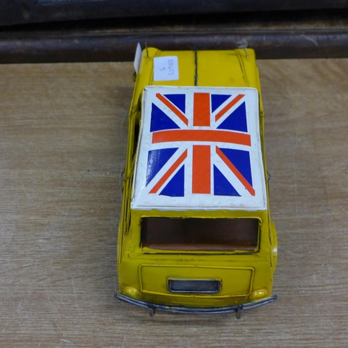 2141 - A tin plate Mini with Union Jack top