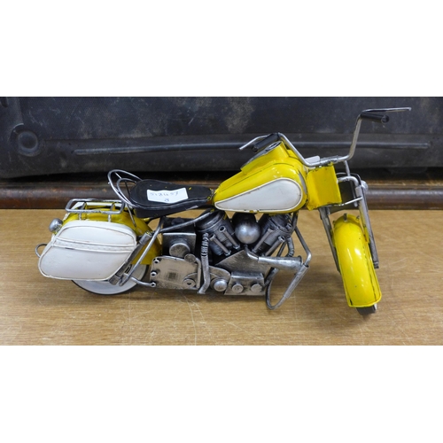 2142 - A tin plate motorbike