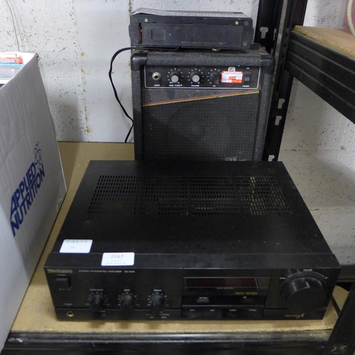 2167 - A Gorilla amplifier (GG-20) - failed electrical safety test due to earth continuity - sold as scrap ... 