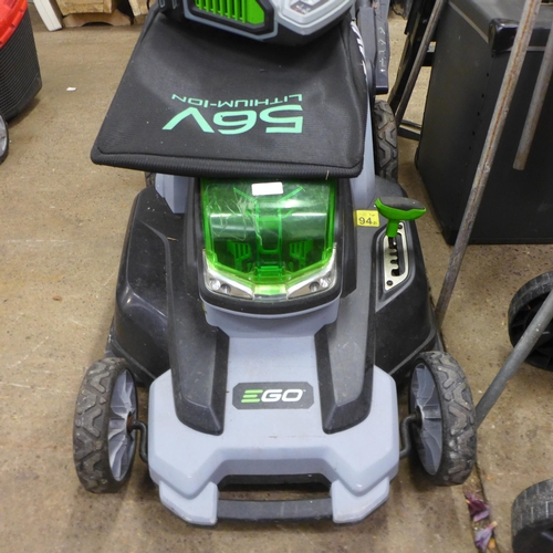 2240 - An Ego battery lawn mower with charger