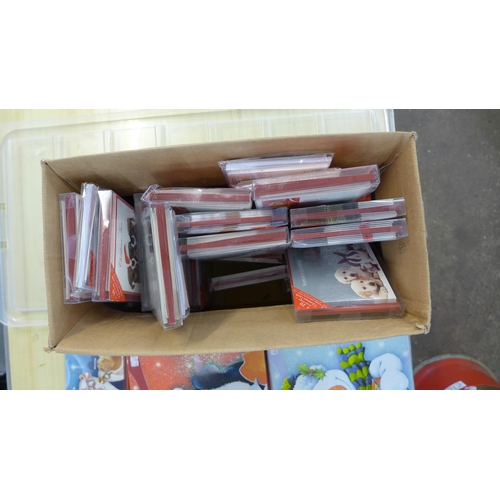 2278 - Two boxes of Christmas cards, approx 900 in total, sealed