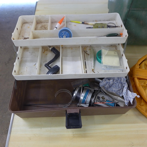 2279 - A fishing box with tackle