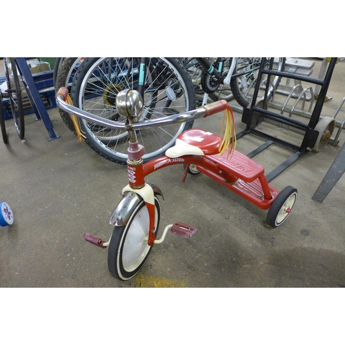 A Radio Flyer retro trike Police repossession