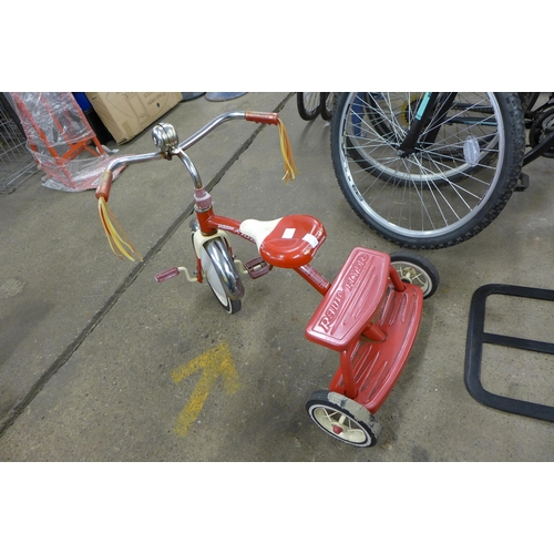 A Radio Flyer retro trike Police repossession