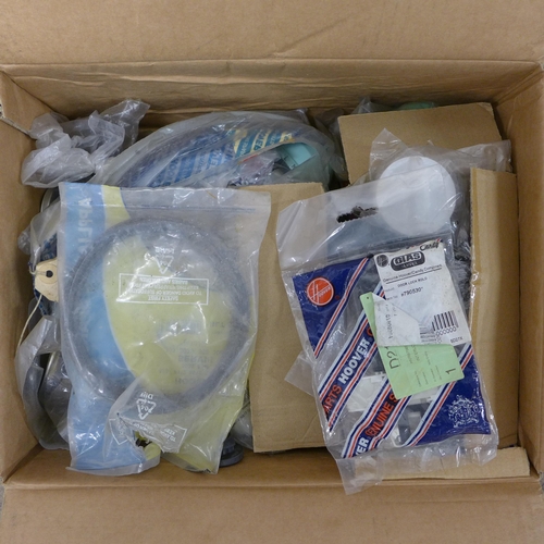 2386 - A quantity of at least 17 large boxes washing machine parts for Hoover, Candy, Hotpoint, Creda, Aris... 