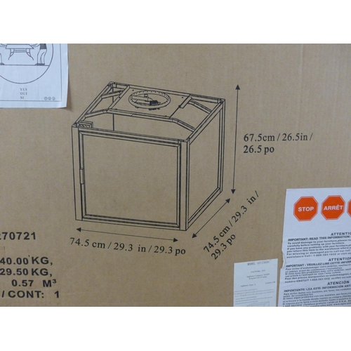 1407 - Agio Paris 9 piece Bar Height Fire Chat Set, original RRP £2499.99 + VAT (4173-11)(THIS LOT IS BOXED... 