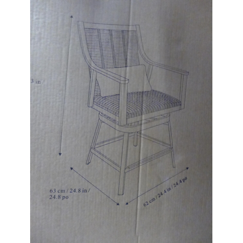 1407 - Agio Paris 9 piece Bar Height Fire Chat Set, original RRP £2499.99 + VAT (4173-11)(THIS LOT IS BOXED... 