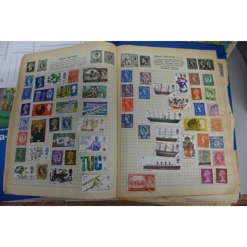 1099 - A collection of stamps and tea cards **PLEASE NOTE THIS LOT IS NOT ELIGIBLE FOR POSTING AND PACKING*... 