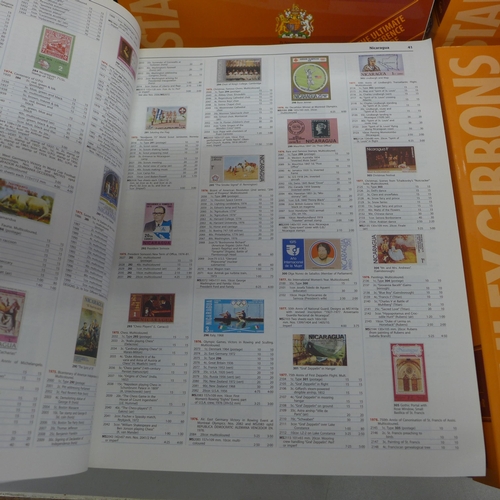 1103 - A Stanley Gibbons Stamps of the World 2011 catalogue, complete six volumes covering A-Z countries **... 